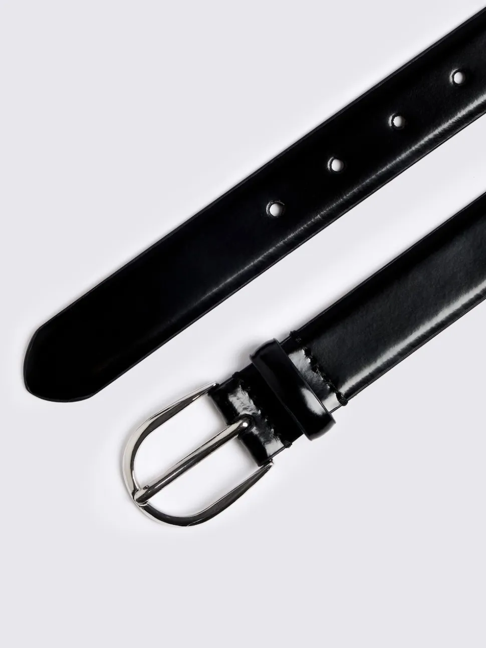 MOSS Black Highshine Belt