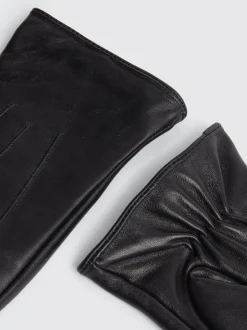 MOSS Black Leather Gloves
