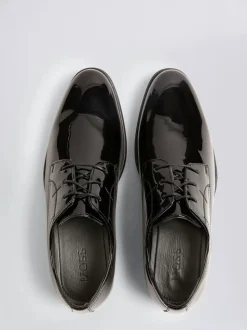 MOSS Black Patent Mayfair Dress Shoes