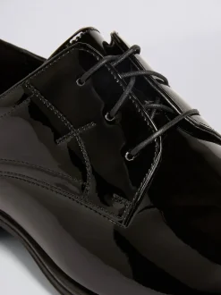 MOSS Black Patent Mayfair Dress Shoes