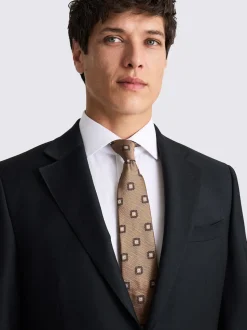 MOSS Black Regular Twill Suit Jacket