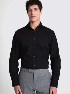 MOSS Black Stretch Shirt