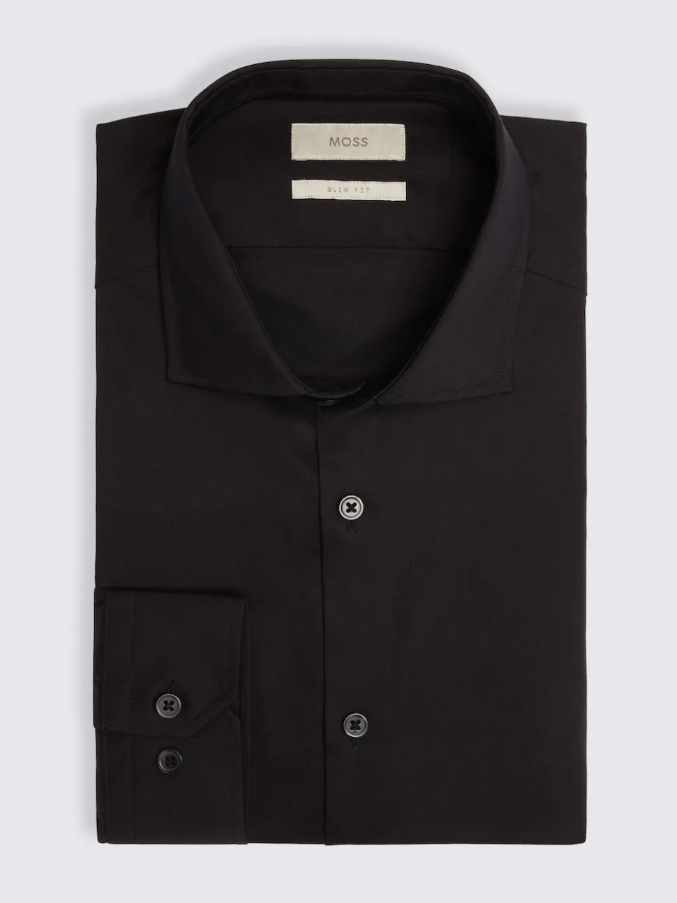 MOSS Black Stretch Shirt