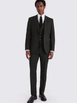 MOSS Black Tailored Performance Suit Jacket