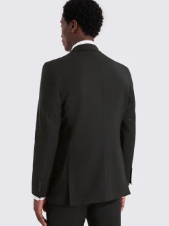 MOSS Black Tailored Performance Suit Jacket