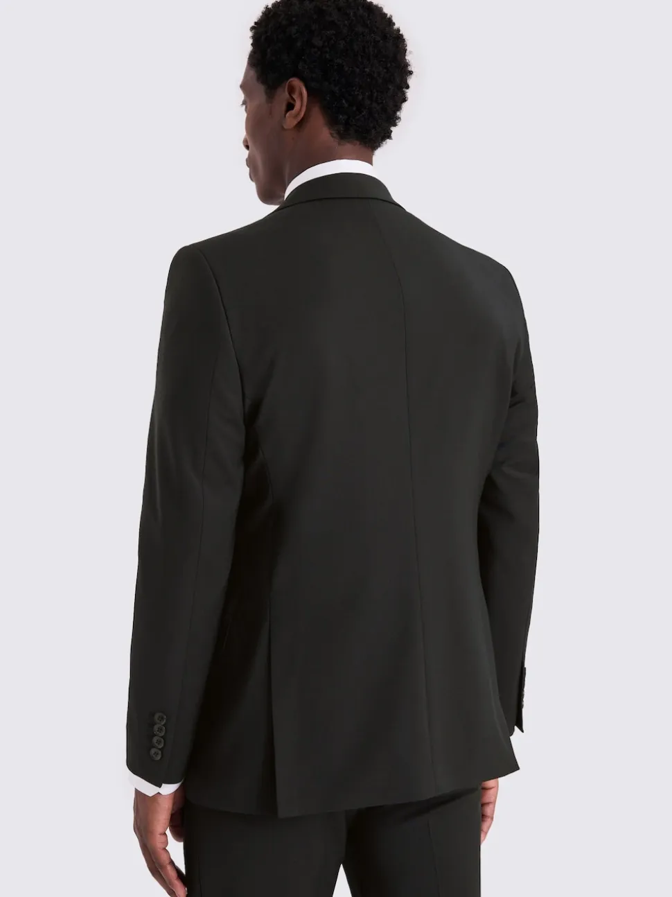 MOSS Black Tailored Performance Suit Jacket