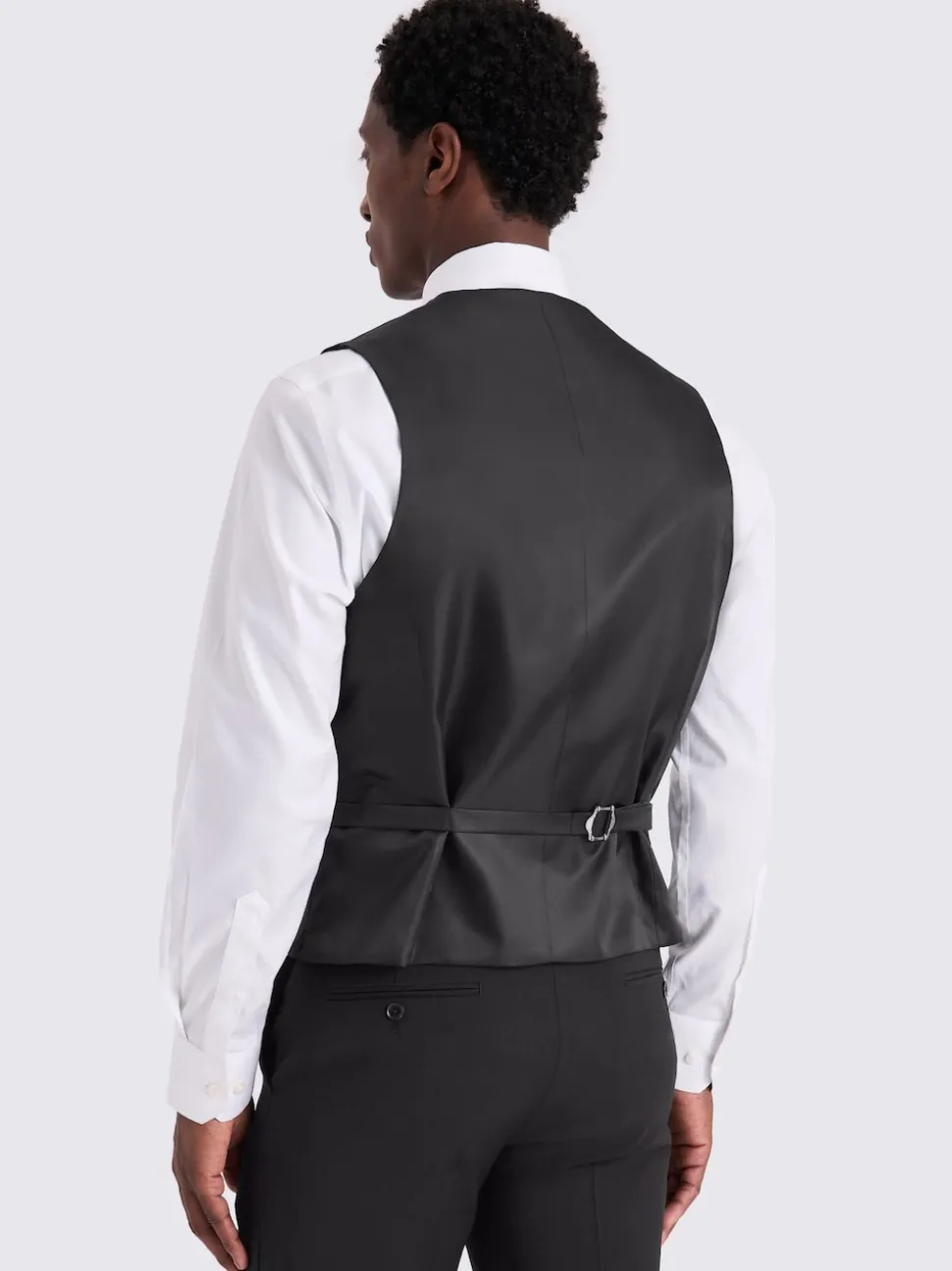 MOSS Black Tailored Performance Suit Waistcoat
