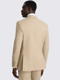 MOSS Blonde Camel Tailored Double Breasted Suit Jacket