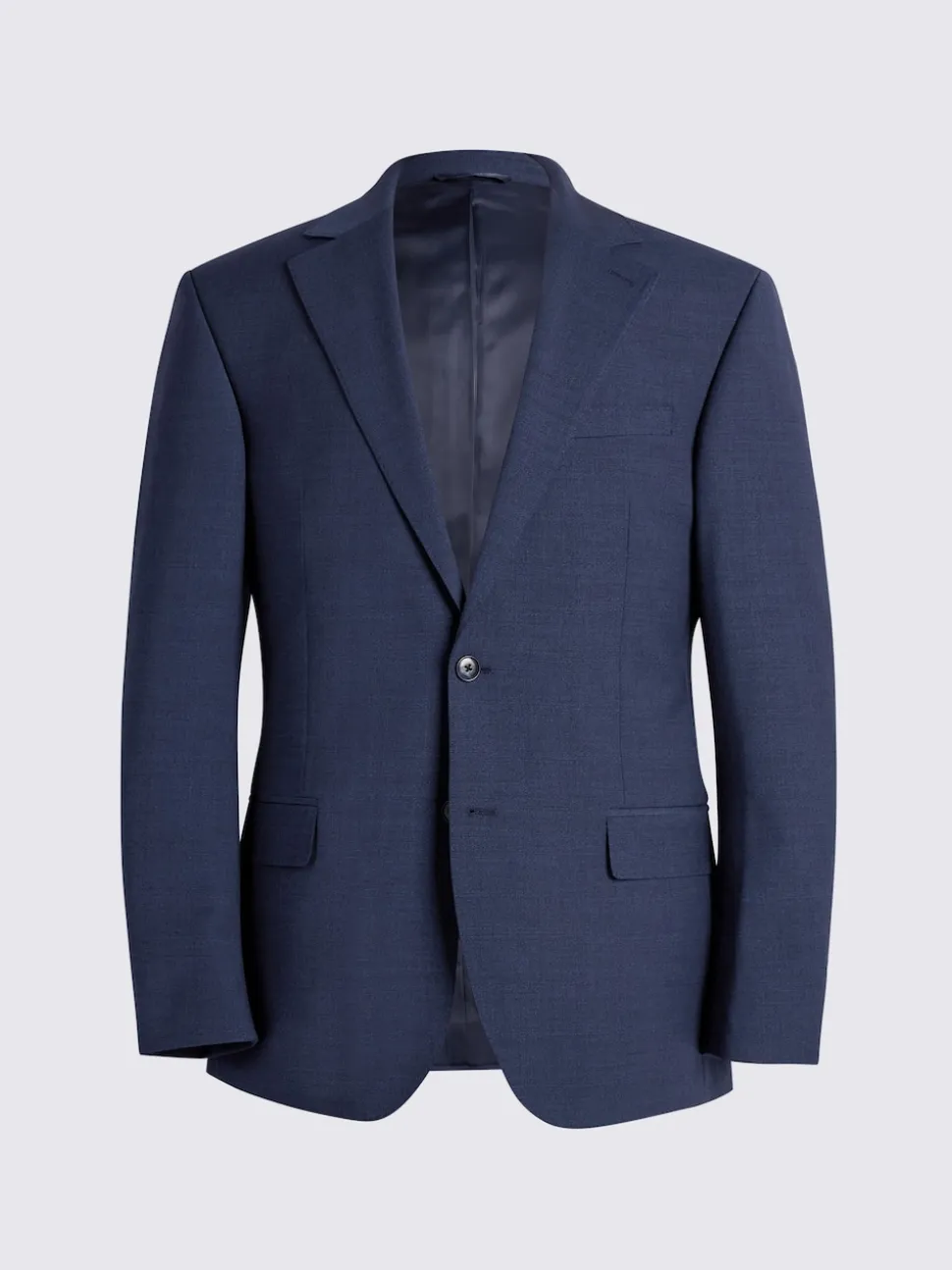 MOSS Blue Tailored Performance Suit Jacket