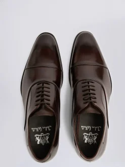 MOSS Brown John White Guildhall Oxford Shoes