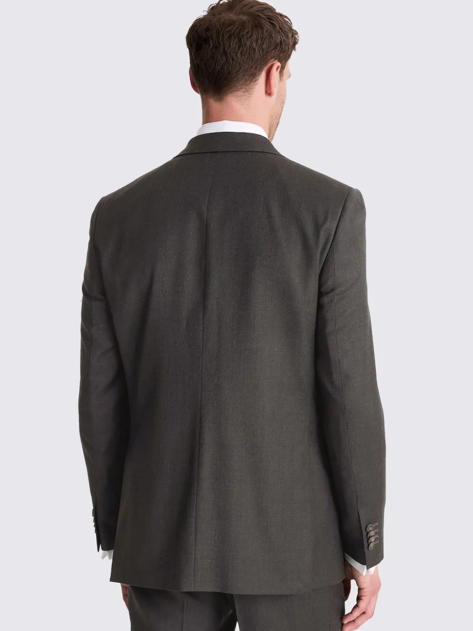 MOSS Charcoal Regular Twill Suit Jacket