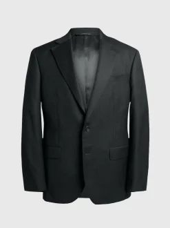 MOSS Charcoal Regular Twill Suit Jacket