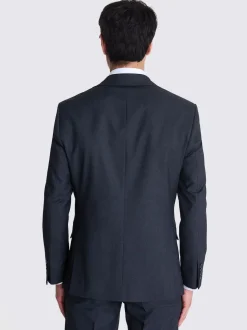 MOSS Charcoal Tailored Regular Fit Stretch Suit Jacket