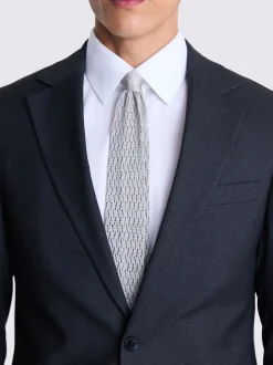 MOSS Charcoal Tailored Regular Fit Stretch Suit Jacket