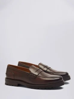 MOSS Chestnut Camden Chunky Loafers