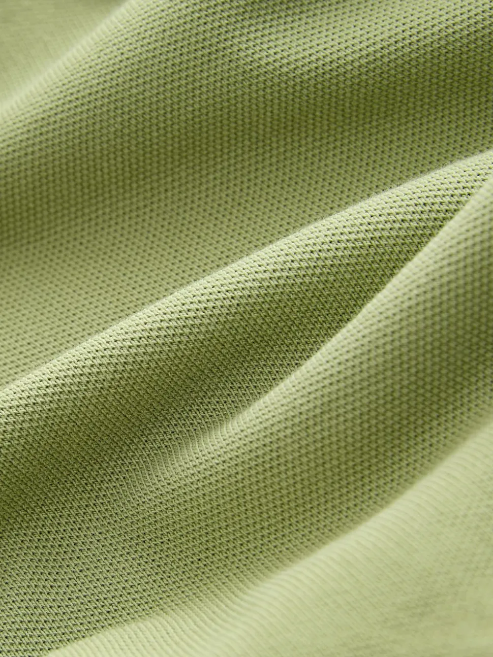 Moss Green Regular Fit Short Sleeve Pique Polo Shirt