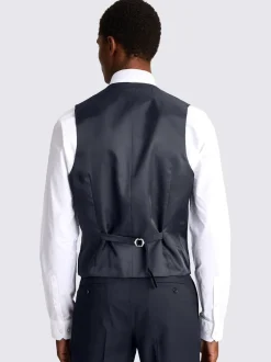 MOSS Ink Slim Regular Fit Stretch Suit Waistcoat