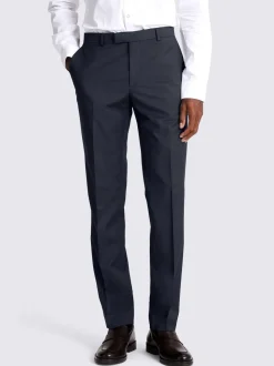 MOSS Ink Slim Regular Fit Stretch Suit Trousers