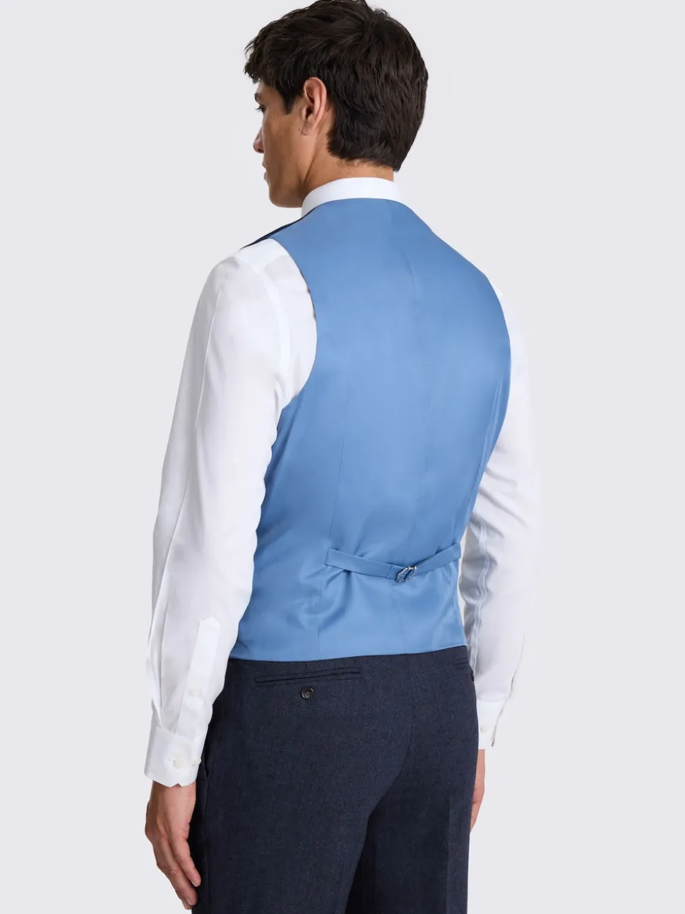 MOSS Ink Tailored Herringbone Suit Waistcoat