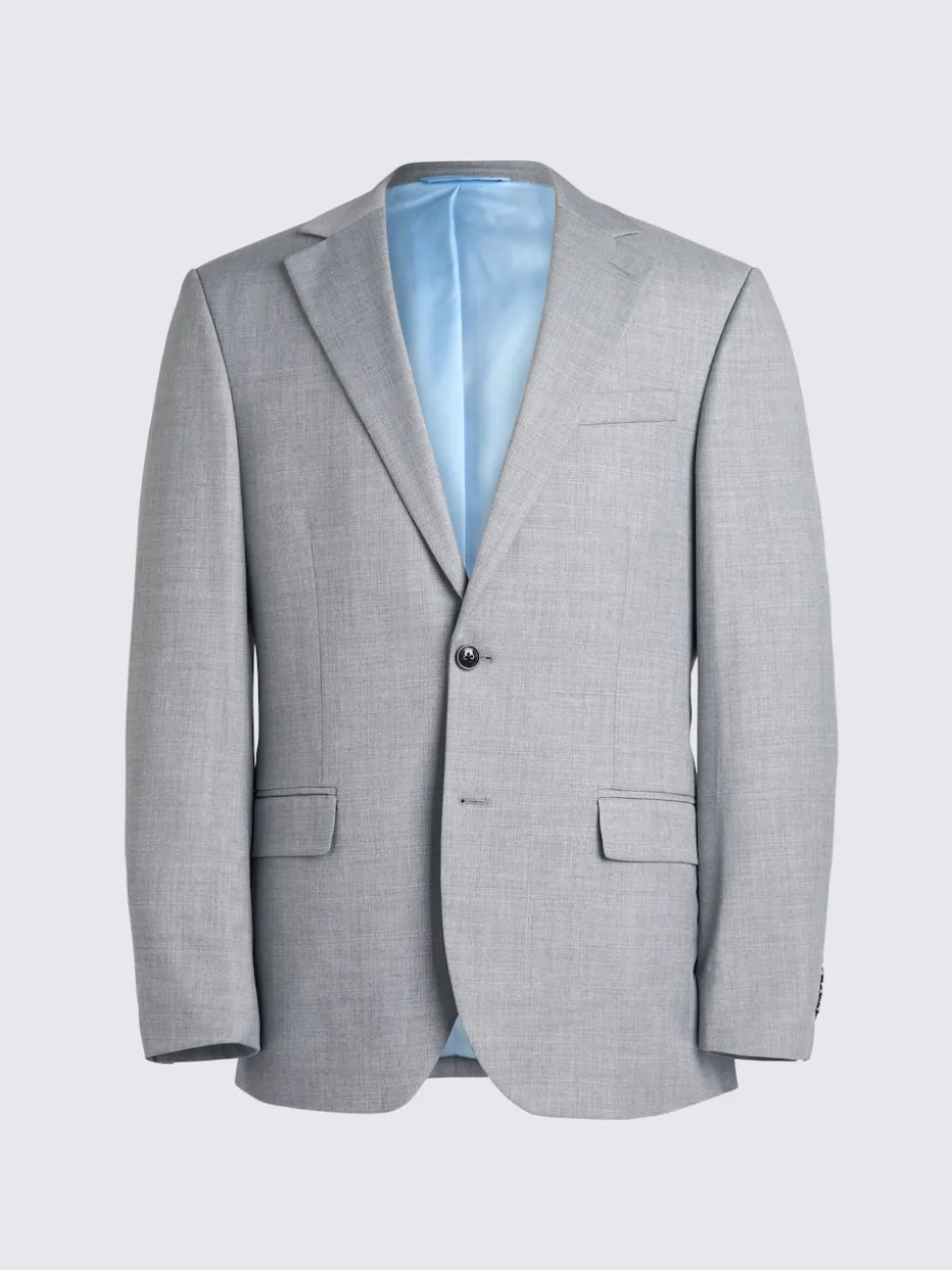 MOSS Light Grey Regular Fit Stretch Suit Jacket