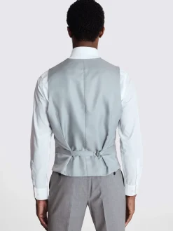MOSS Light Grey Tailored Performance Suit Waistcoat
