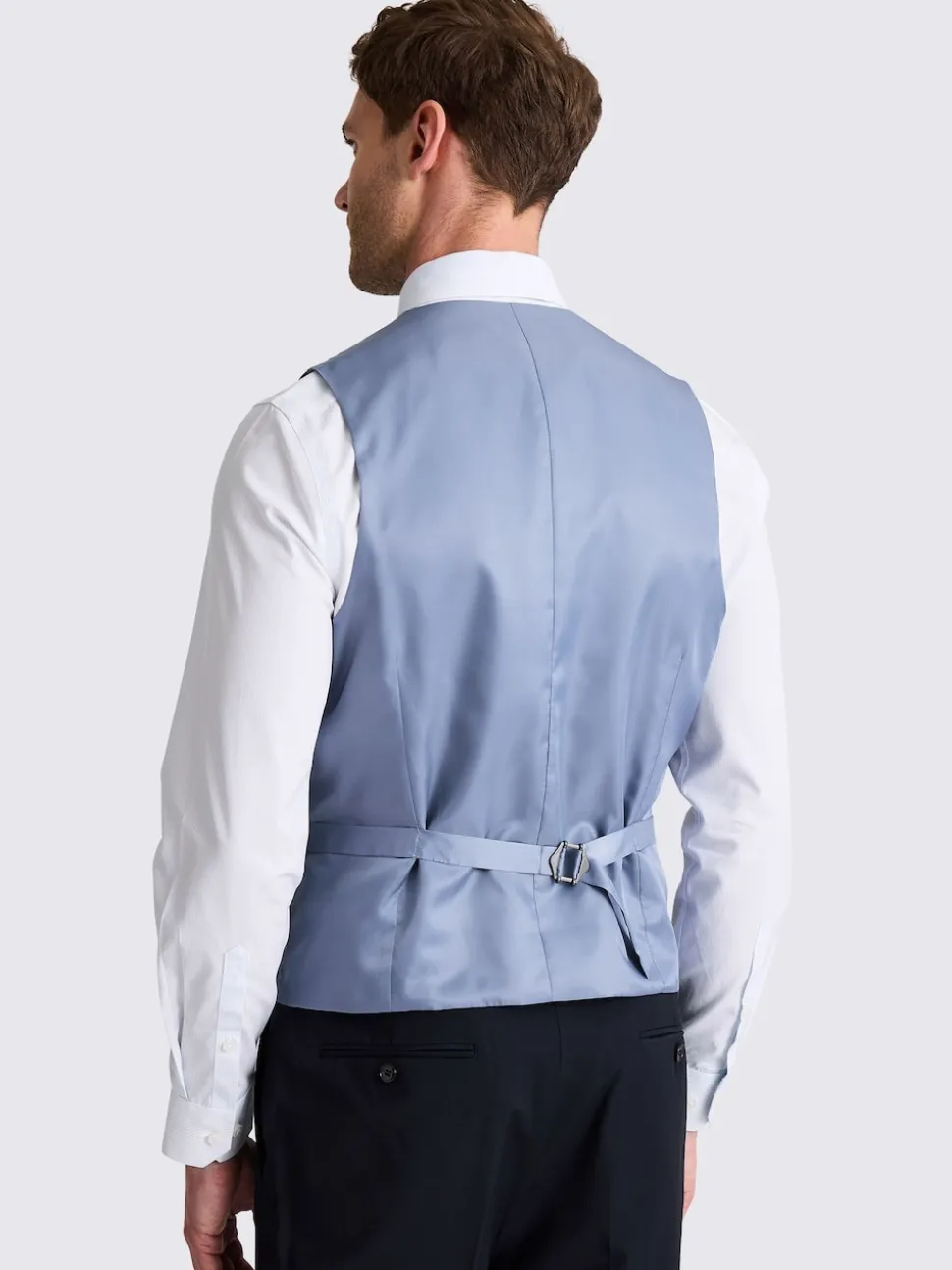 MOSS Navy Tailored Performance Suit Waistcoat