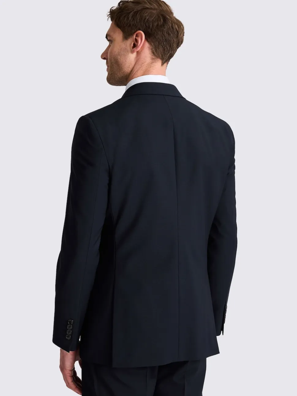 MOSS Navy Tailored Performance Suit Jacket