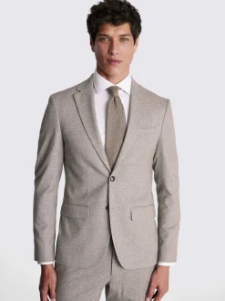 MOSS Neutral Slim Suit Jacket