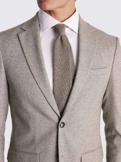 MOSS Neutral Slim Suit Jacket