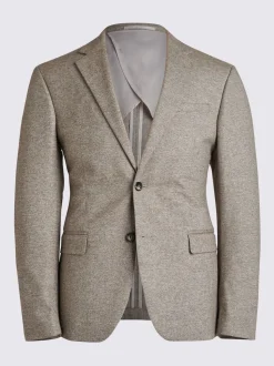 MOSS Neutral Slim Suit Jacket