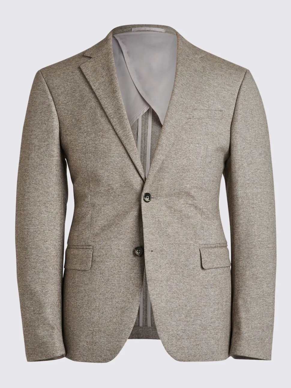 MOSS Neutral Slim Suit Jacket
