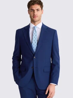 MOSS Royal Blue Tailored Fit Suit Jacket