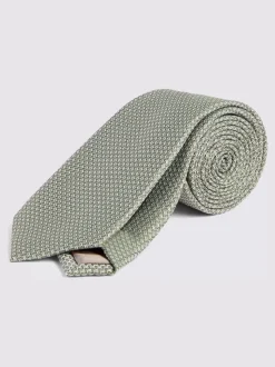 MOSS Sage Textured Tie