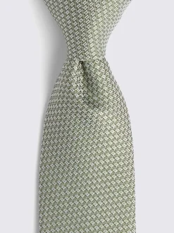 MOSS Sage Textured Tie