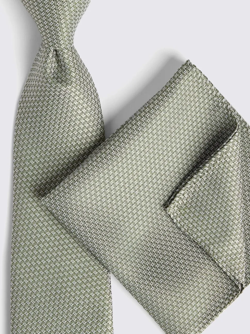 MOSS Sage Textured Tie