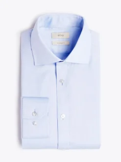 MOSS Sky Tailored Dobby Stretch Shirt