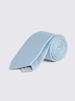MOSS Sky Textured Tie