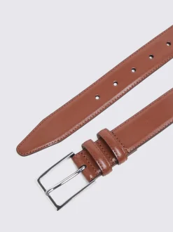 MOSS Tan Classic Leather Belt
