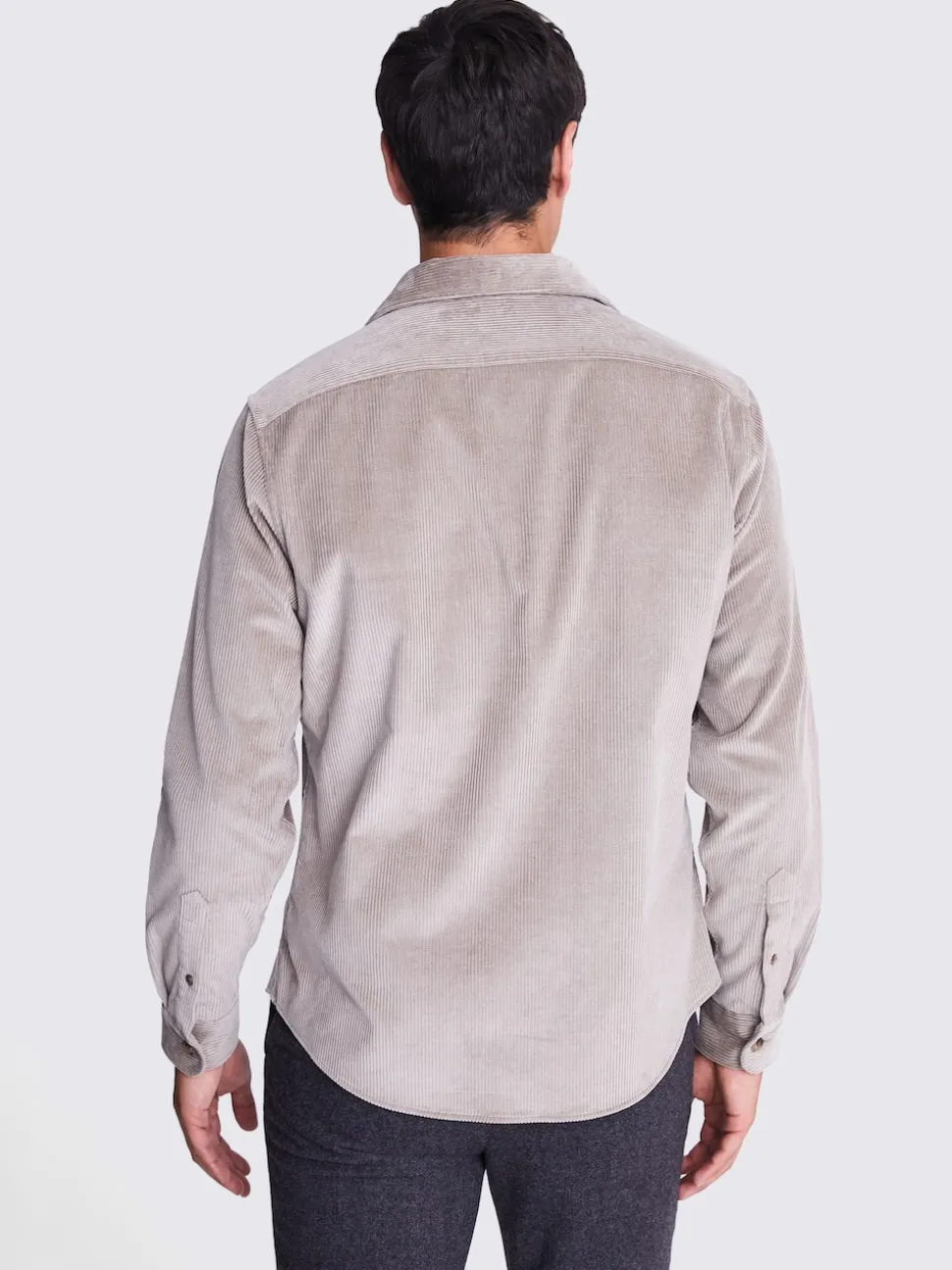 MOSS Taupe Corduroy Overshirt