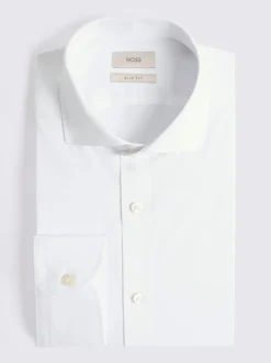 MOSS White Slim Stretch Shirt