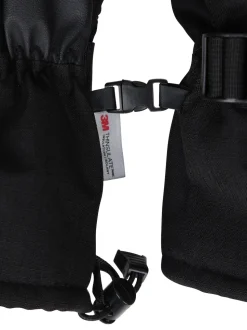 Mountain Warehouse Black Ultra Cold Weather Waterproof Ski Gloves