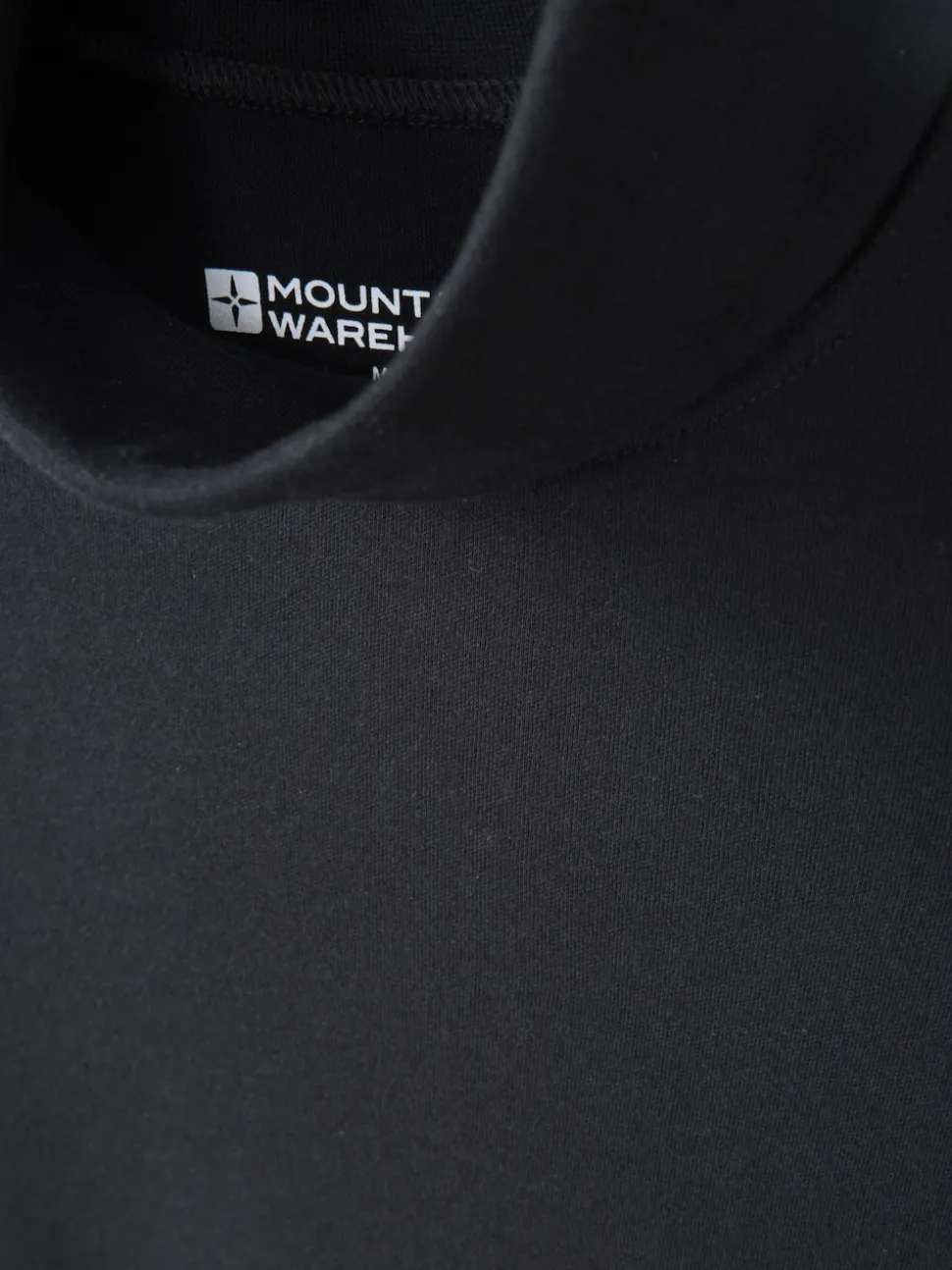 Mountain Warehouse Black Mens Meribel 100% Cotton Thermal Multipack Top