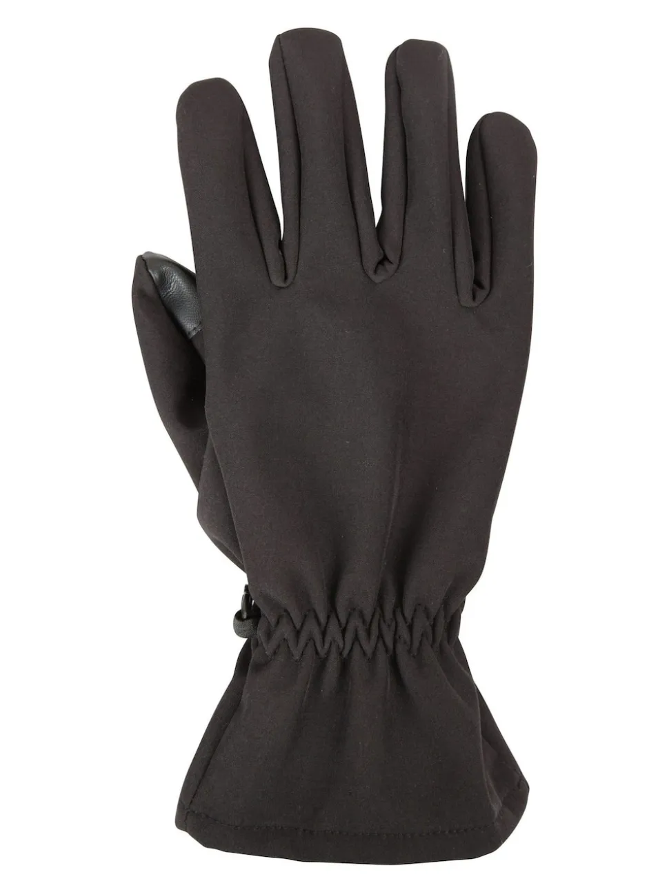 Mountain Warehouse Black Water Repellent Wind Resistant Mens Gloves