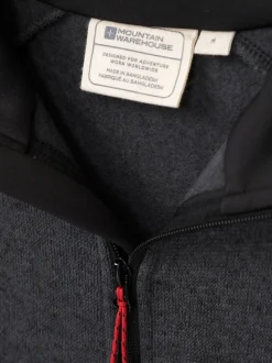 Mountain Warehouse Black Mens Treston Full-Zip Fleece Jacket
