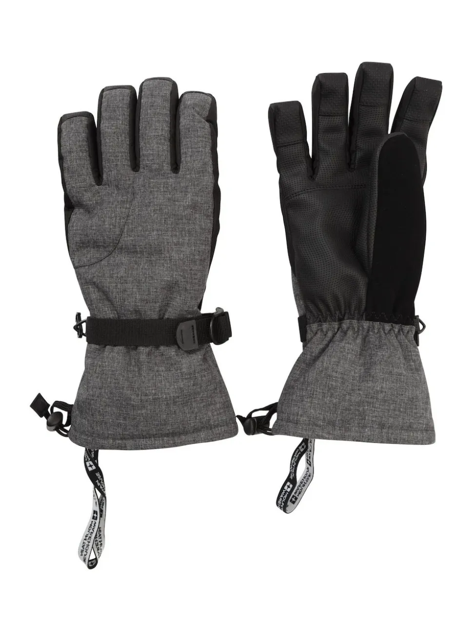 Mountain Warehouse Black Mens Lodge Snow Ski Gloves