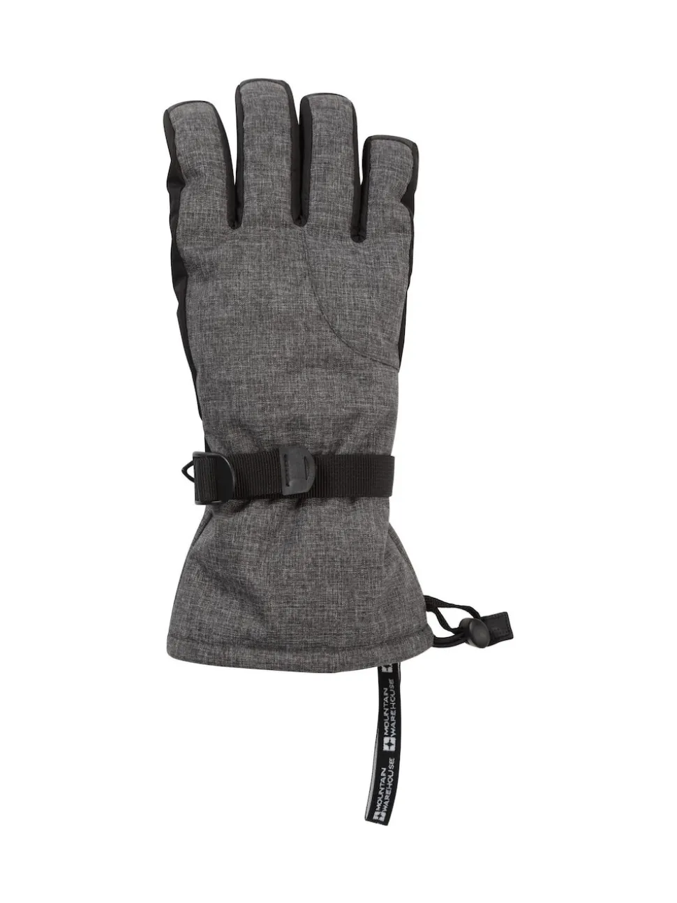 Mountain Warehouse Black Mens Lodge Snow Ski Gloves