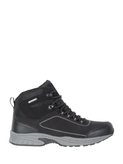 Mountain Warehouse Black Mens Ramble Waterproof Softshell Walking Boots