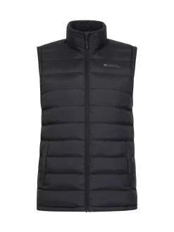 Mountain Warehouse Black Seasons Mens Padded Gilet