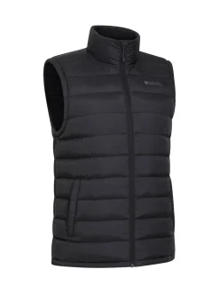 Mountain Warehouse Black Seasons Mens Padded Gilet