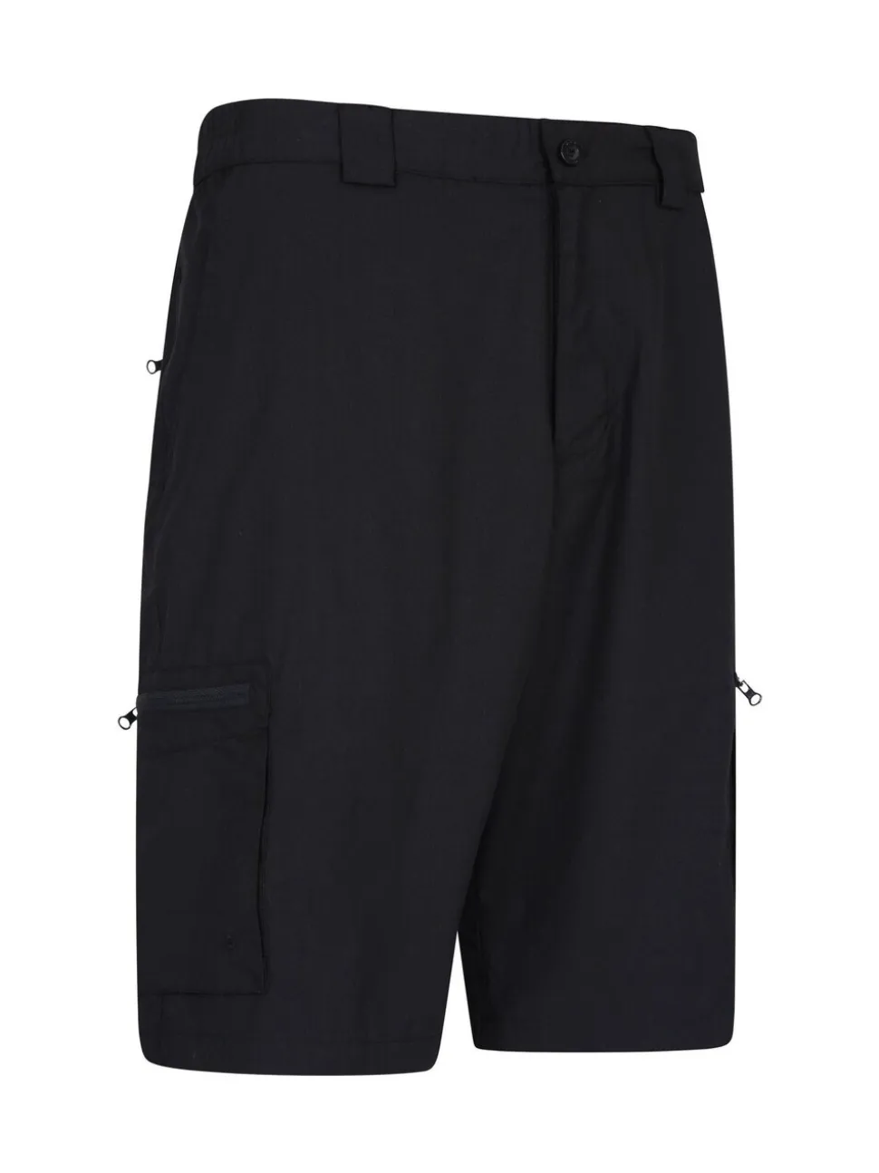 Mountain Warehouse Black Mens Trek Walking Shorts